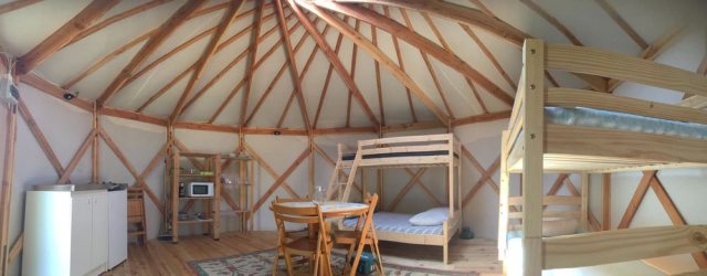 Yourte au camping municipal Le Chabrioux